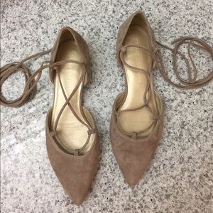 Stuart Weitzman Lace-Up flats